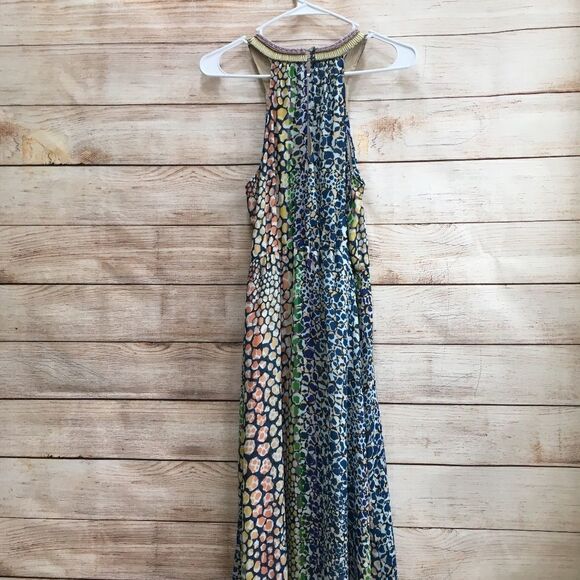 ANTHROPOLOGIE HD IN PARIS MAYACAMAS BEADED MAXI DRESS - Picture 5 of 15